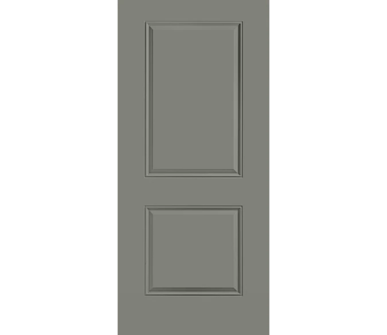 Carson City 2 Panel Square Steel Entry Door