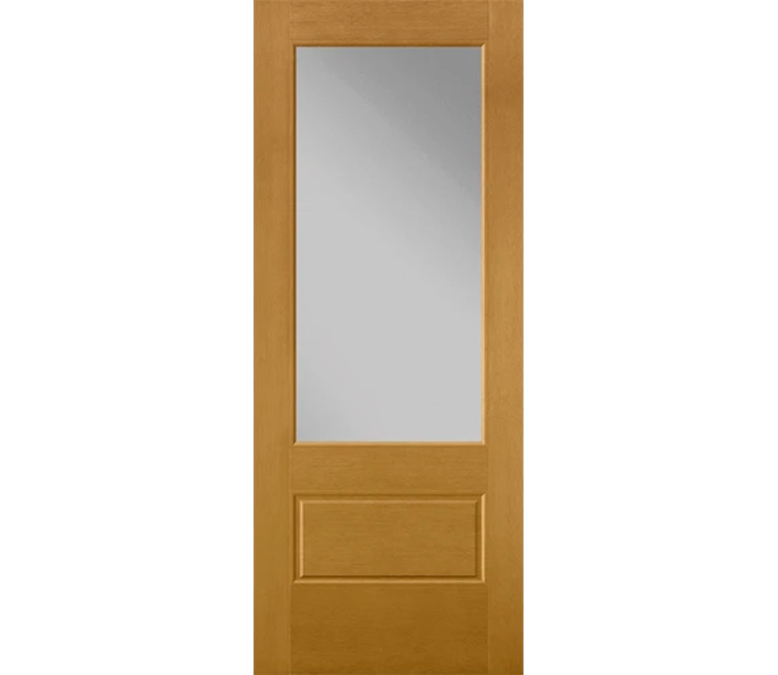 Carson City 3 Quaters Light Fiberglass Entry Door