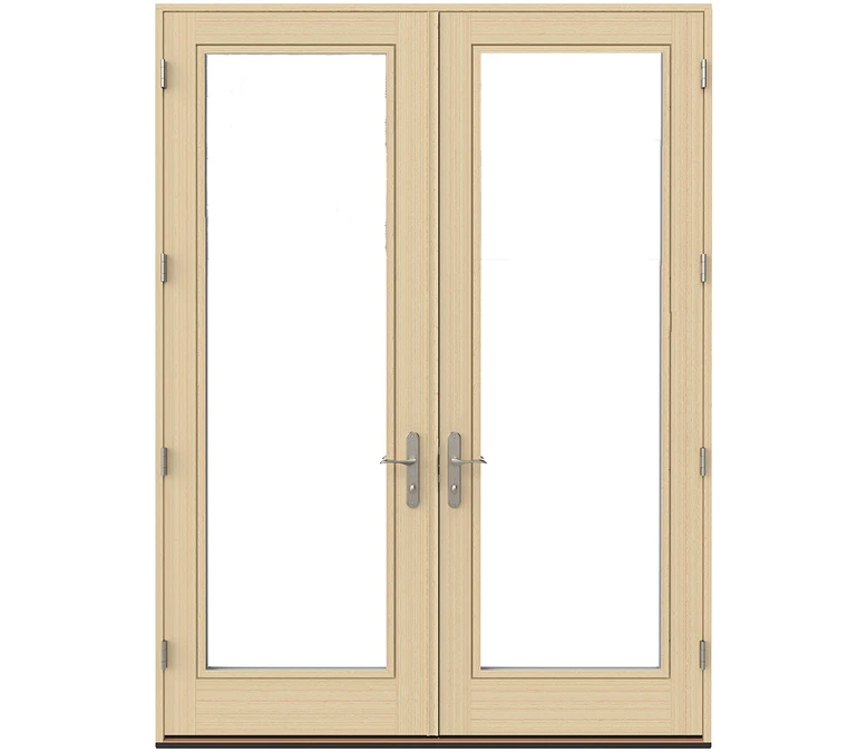 Carson City Pella Lifestyle Series Wood Double Hinged Patio Doors